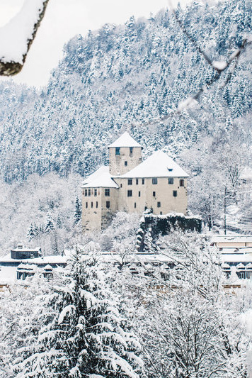 Schattenburg in Feldkirch im Winter