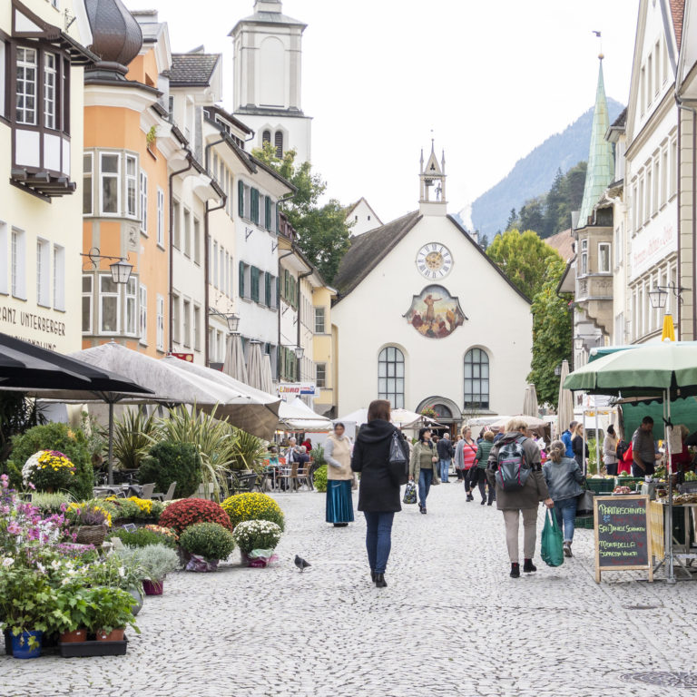 Wochenmarkt in Feldkirch Vorarlberg