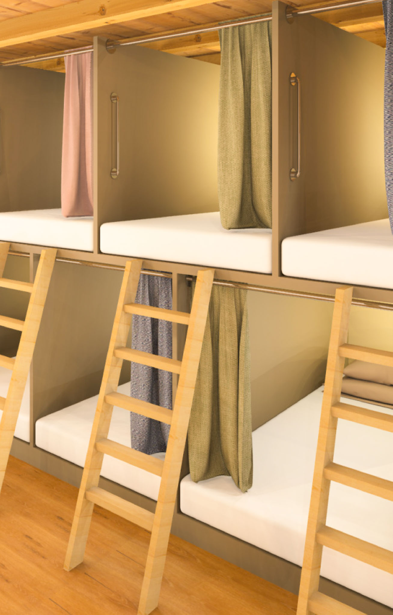 Zimmer Nummer 205 für 8 Personen mit Schlafkojen im zweiten Stock