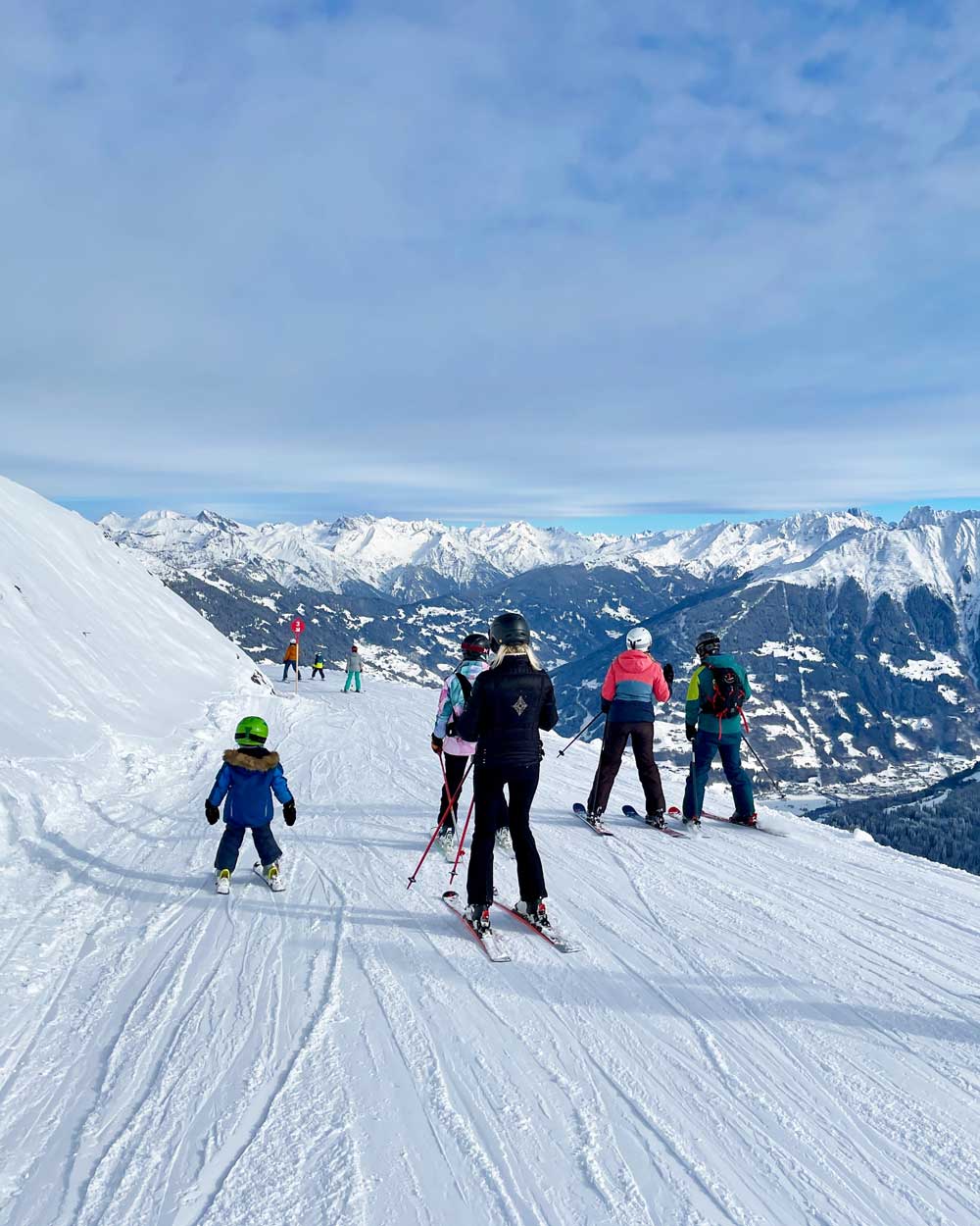 Ausblick vom Montforthaus Dach Richtung Schattenburg in Feldkirch